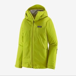Patagonia Insulated Powder Bowl Jacket Chartreuse XS NEW
